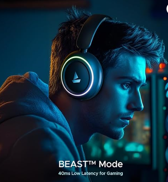 boat rockerz 480, rgb leds,6 light modes, 40mm drivers,beast mode, 60h battery, enx tech, stream ad free music via app support, bluetooth headphones, wireless over ear headphone with mic (black sabre) boat rockerz 480, rgb leds,6 light modes, 40mm drivers,beast mode, 60h battery, enx tech, stream ad free music via app support, bluetooth headphones, wireless over ear headphone with mic (black sabre)